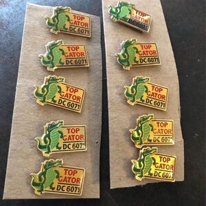 10 Top Gator lapel /Hat pins -all for $10.00